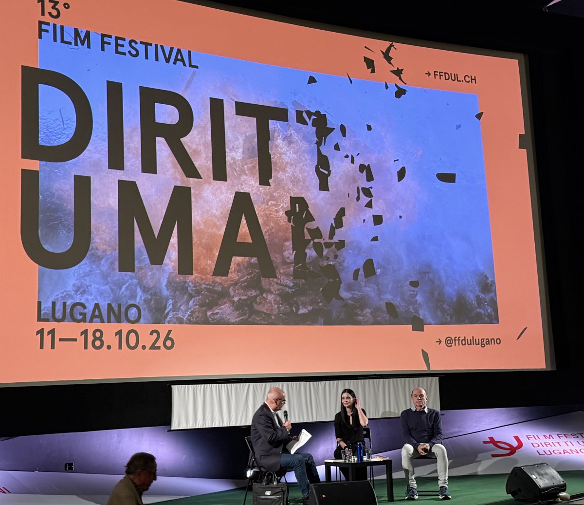 Presentazione di "Un deserto senza pace" al Festival del film sui diritti umani di Lugano